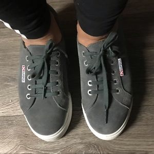 Brand NEW Leather Superga Platform Sneakers